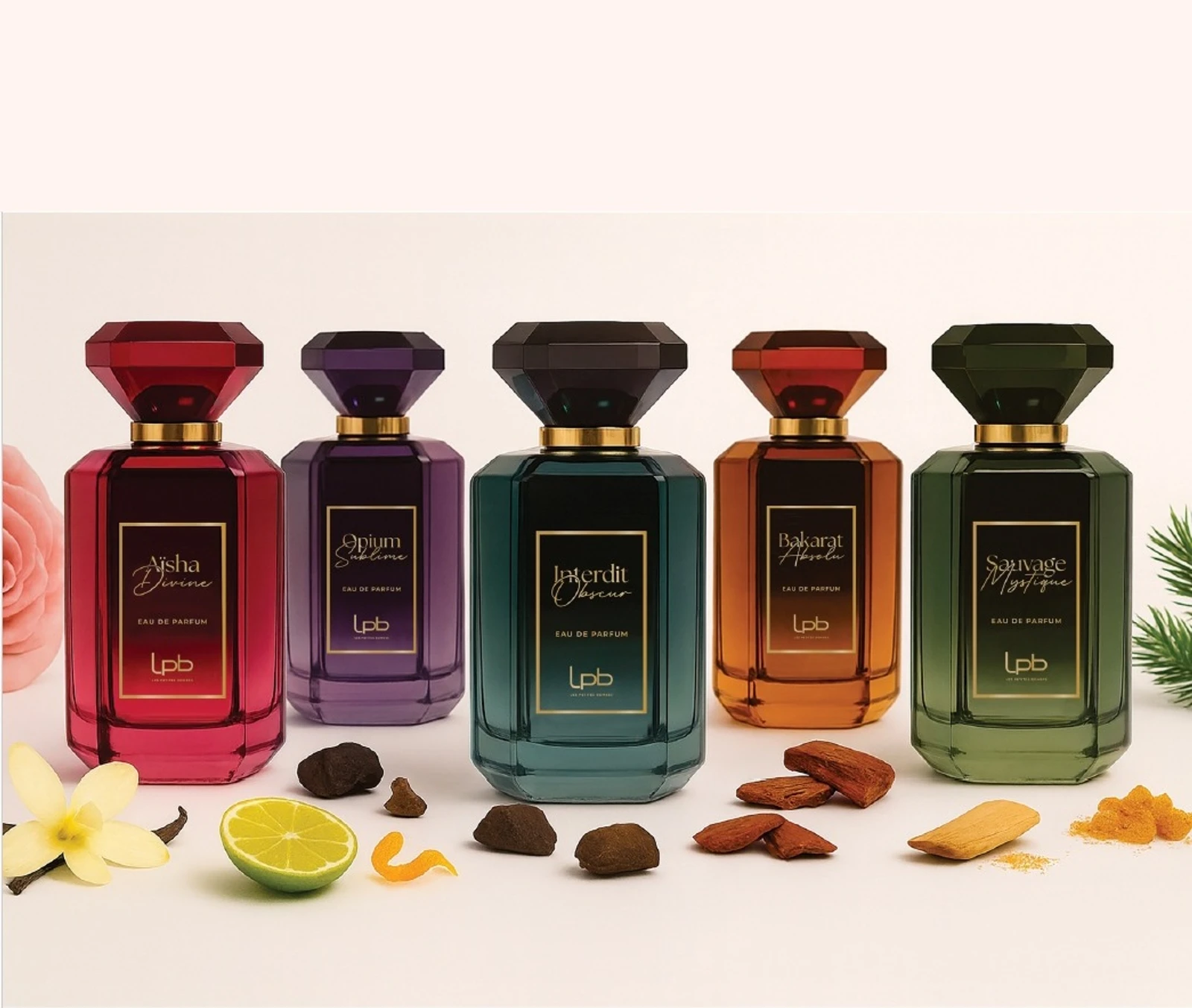 Présentation eaux de parfums Les Petites Bombes